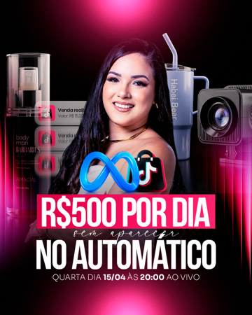 R$500 POR DIA NO AUTOMÁTICO SEM APARECER 15/04 às 20:00 - ENTRE AQUI GRUPO VIP thumbnail