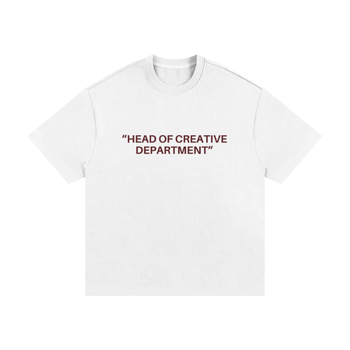 "Head of Creative" Heavyweight Cotton T-Shirt thumbnail