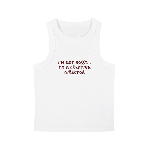 "I'm Not Bossy..." Crop Tank thumbnail