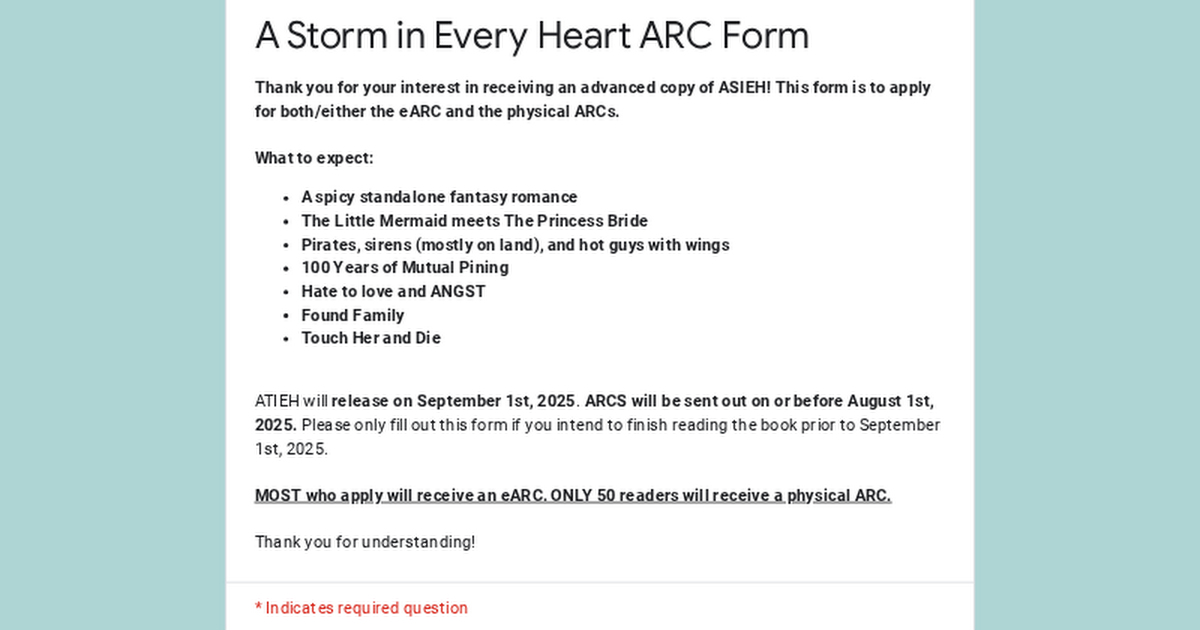 Apply for an ARC thumbnail