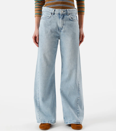 Calça wide leg lavagem clara — 38 thumbnail