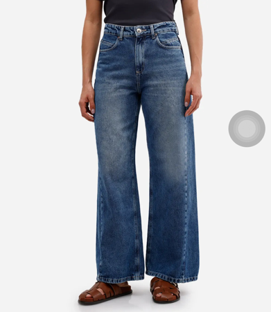 Calça jeans wide leg — 38 thumbnail