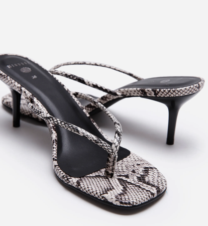 Tamanco animal print bico quadrado  thumbnail