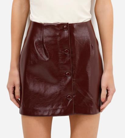 Saia em PU vinho — 38 thumbnail