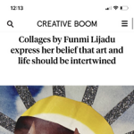Read my interview with Creative Boom thumbnail