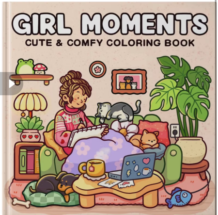 Livro girl moments  thumbnail