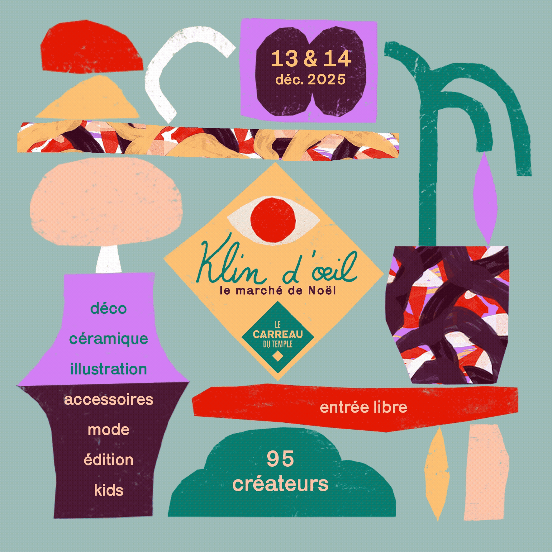 Le marché de Noël le 13 & 14 déc au Carreau du Temple  thumbnail