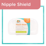 Orange & peach nipple shield thumbnail