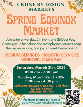 2026 Spring Equinox Market hosted by Crone by Design thumbnail