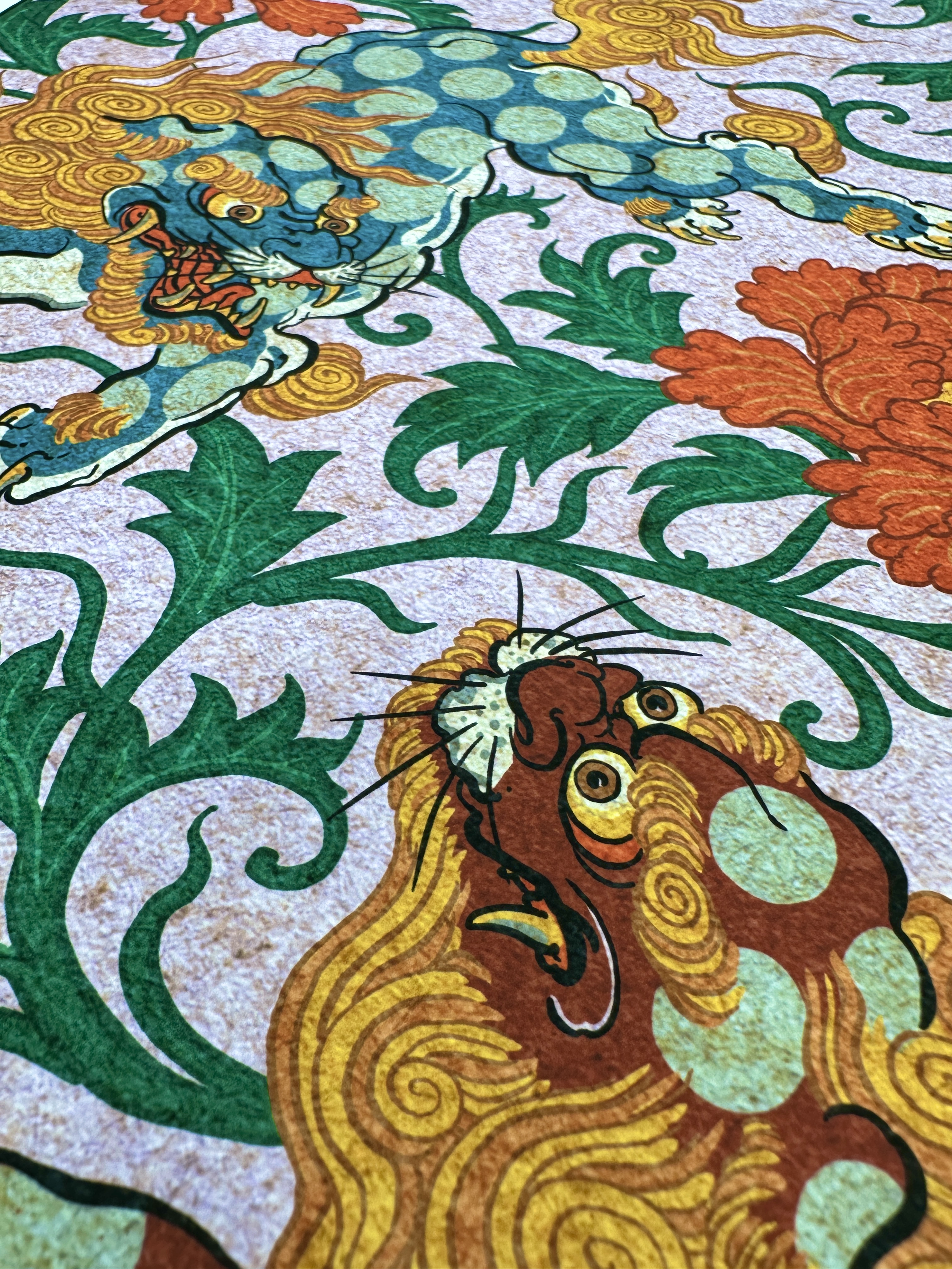Crane & Foo Dogs prints by Stewart Robson thumbnail