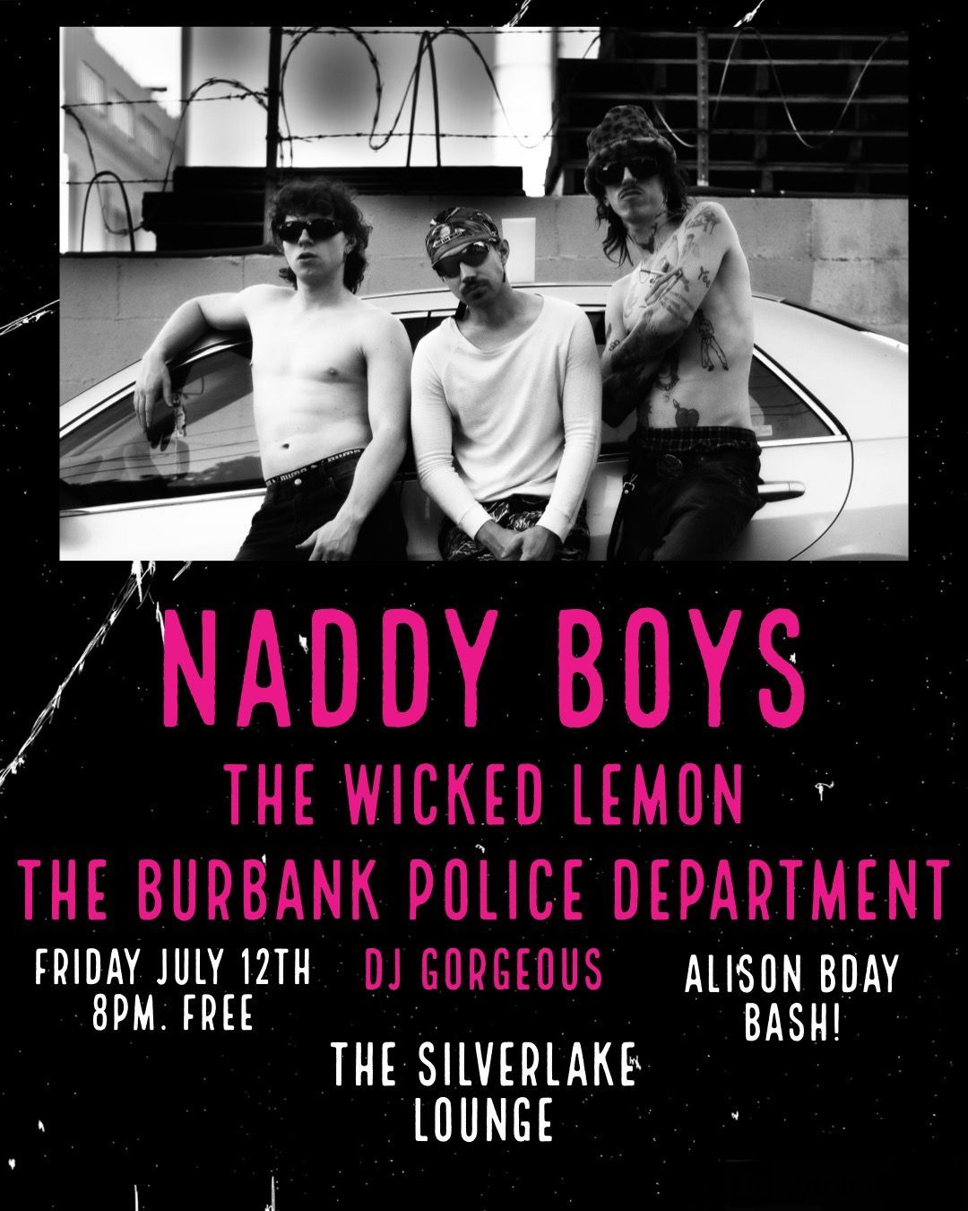 FREEEEEEEE Tonight | July 12th | 8PM

Come party with @naddyboys @thewickedlemon 

Naddy Boys: Professional Rap Band, en