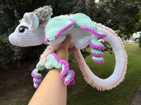 Luna, the Moth Dragon - TruColorsStudio's Ko-fi Shop thumbnail