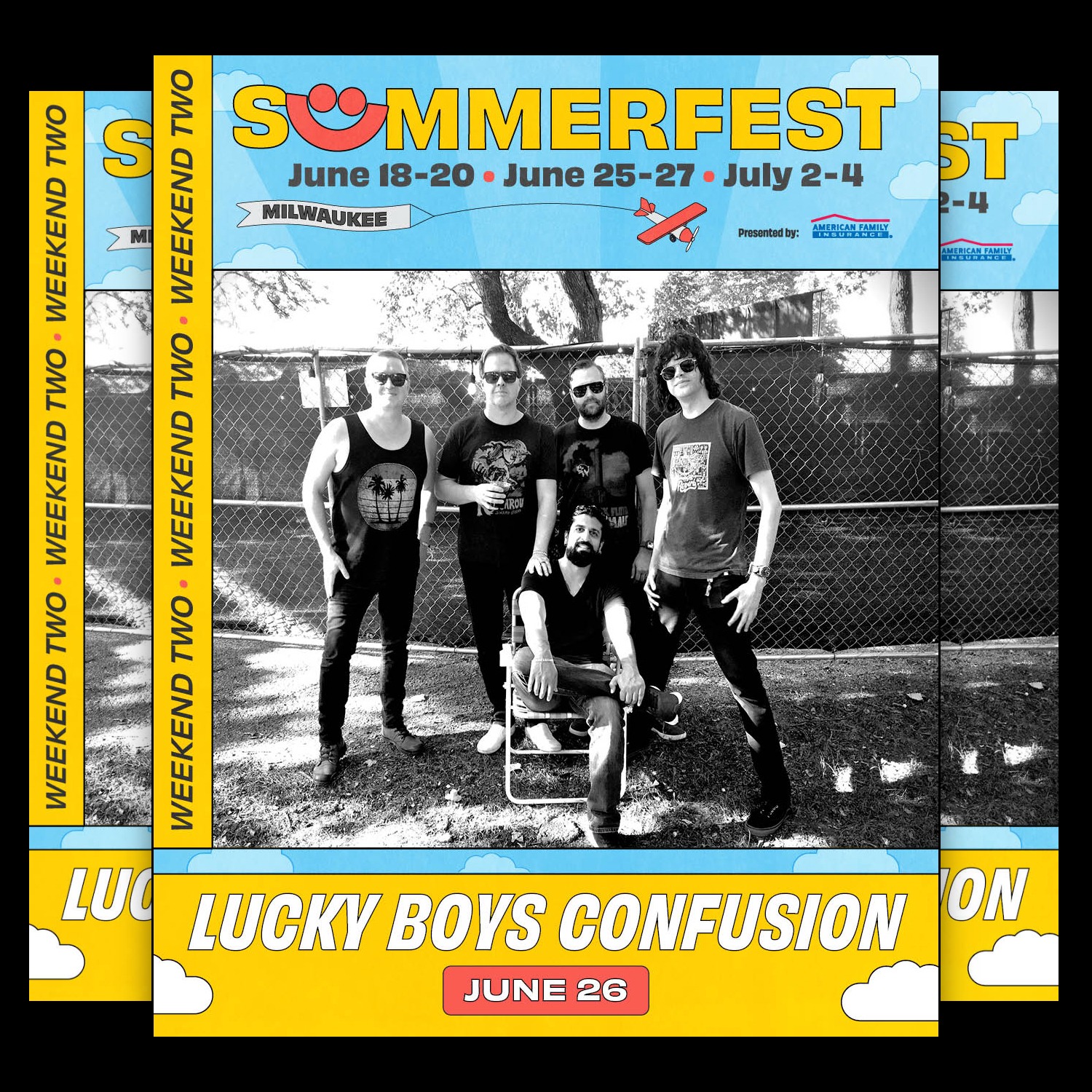 Summerfest June 26, 2026 - Lucky Boys Confusion (Main Support for Goldfinger) thumbnail