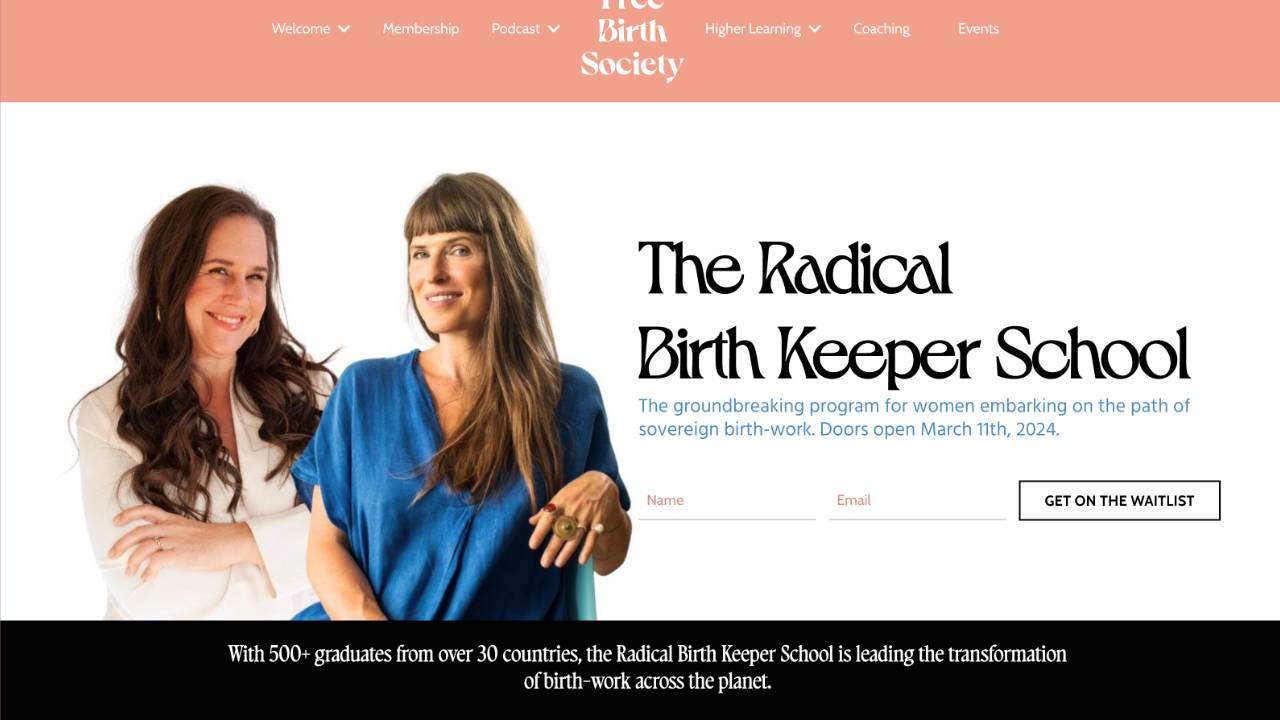 The Radical Birth Keeper School - Join the Waitlist thumbnail