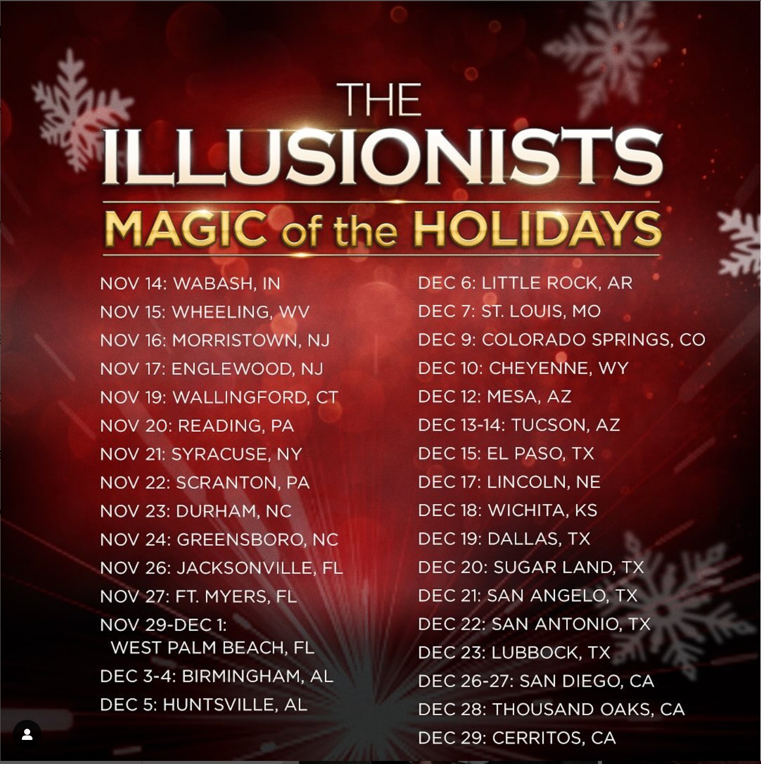 See Dave in The Illusionists Live: Magic of the Holidays thumbnail