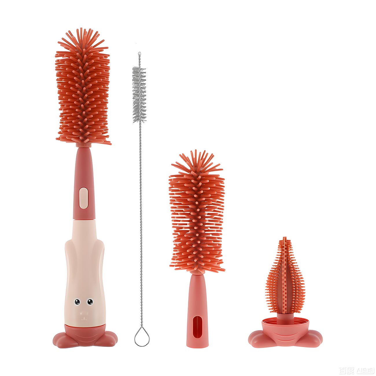 3-in-1 Silicone Bottle Brush | BabyVK thumbnail