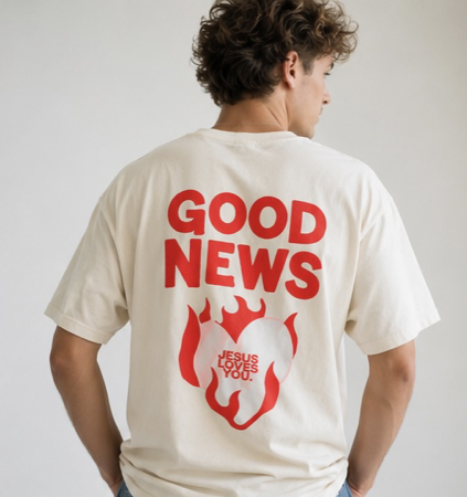 Short Sleeve / TShirt - “Good News Jesus Loves You” | Vinted thumbnail