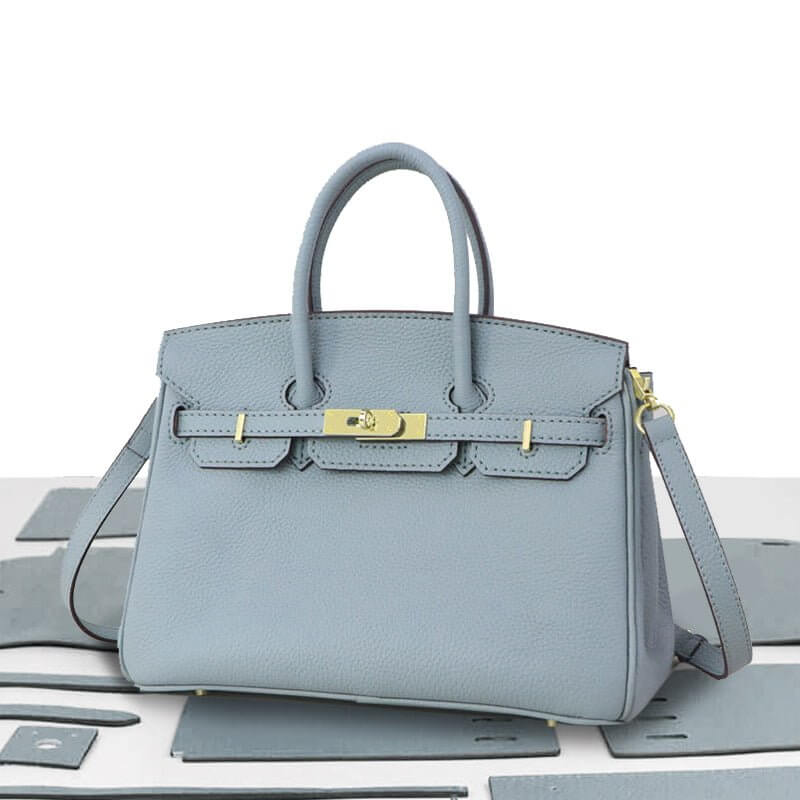 Birkin-Style Leather Tote Bag DIY Kit – Babylon Leather thumbnail