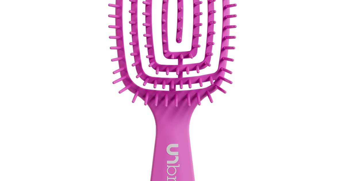 UNbrush Flex Detangling Hair Brush - Pink thumbnail