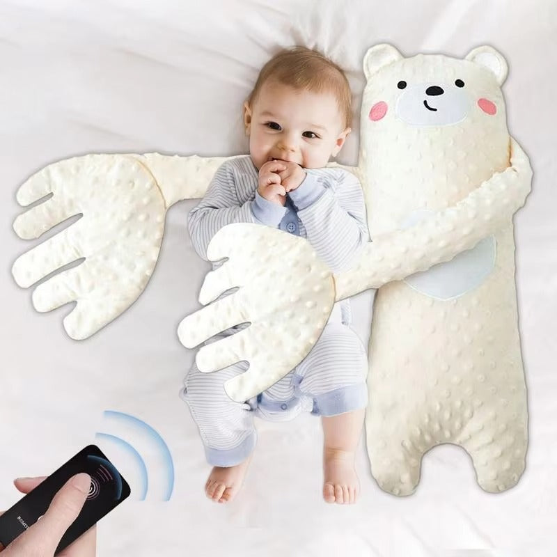 Soothing Bear Hug Baby Pillow with Remote Control thumbnail