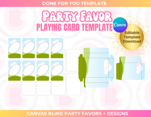 Playing Card Template | Canvas Bling  thumbnail