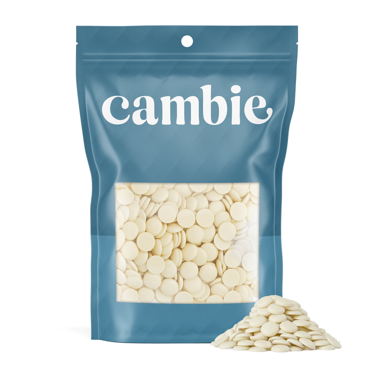 Merckens White Melting Wafers - 5 lb thumbnail