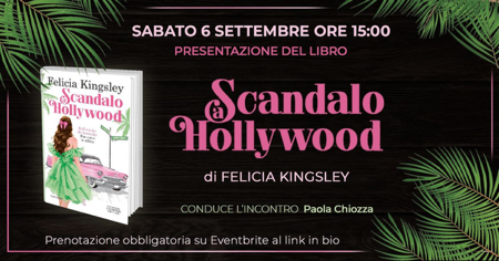 Felicia Kingsley presenta il libro "Scandalo a Hollywood" thumbnail