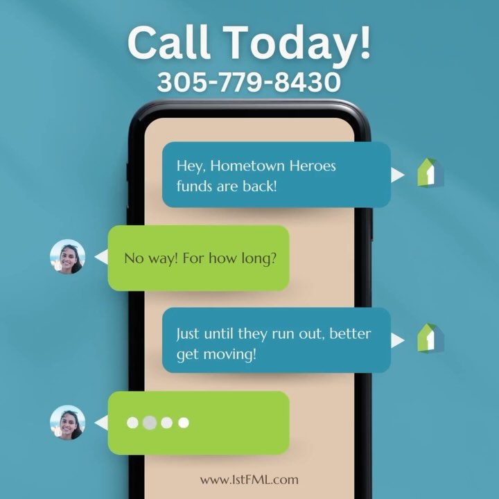 🔔 Hometown Heroes Down Payment Assistance Update! 🚀 New funds available, but they won't last long. Act now and secure yo