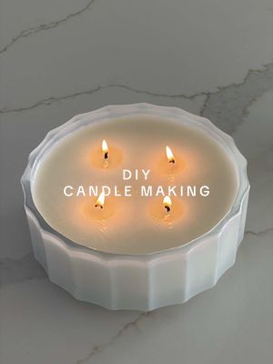 I made an Amazn list with everything I used!! 🤍🕯️ candle making is my new favorite hobby, I had no idea it was so easy t
