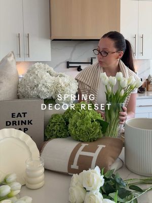 everything is 🔗on my Amzn Home category with a pic of this 🤍🌳 I’m loving all the green and florals for spring and summer