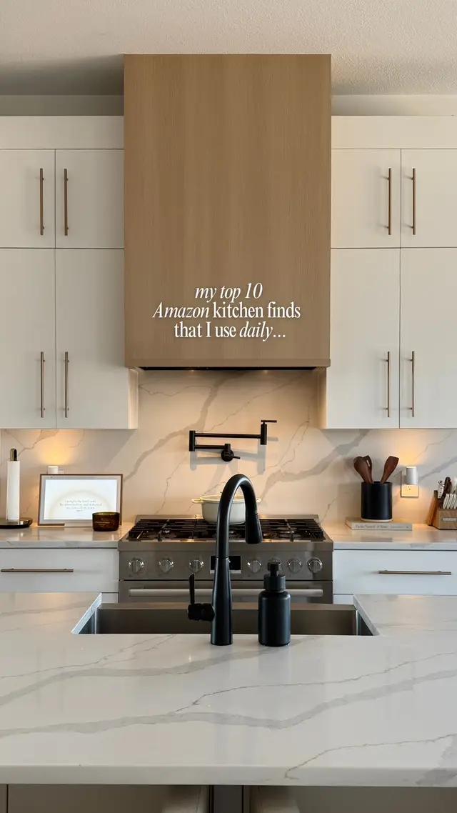 I’ve tried so many kitchen finds but these are the ones I use daily and would repurchase🤍#kitchenfinds #kitchenorganizat