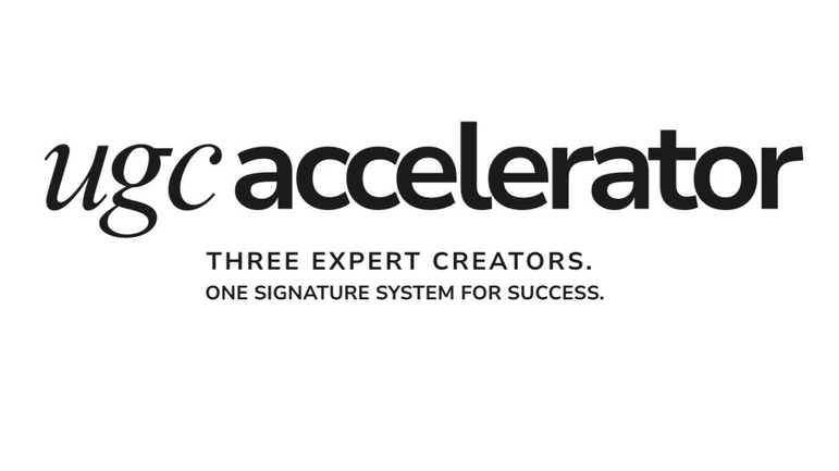 The UGC Accelerator (content creator course) thumbnail