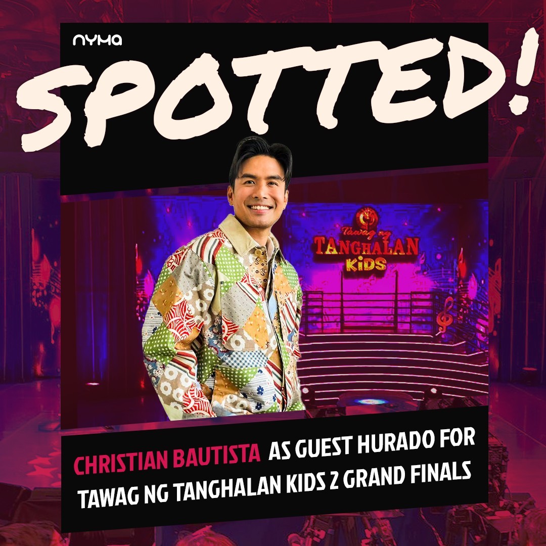 SPOTTED: Guest Hurado looking dapper at @tawagngtanghalan Kids 2 Grand Finals! 😎✨

Outfit by: @culdesac.ph @moschino 
St