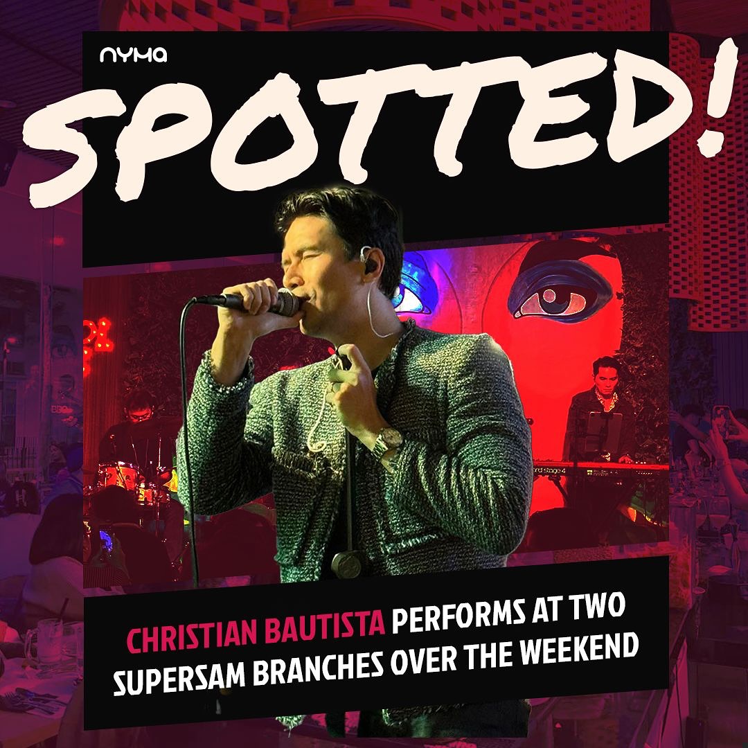 Teaming up with @blackwater.ph and @stagestalents, Asia’s Romantic Balladeer @xtianbautista brought the house down at tw