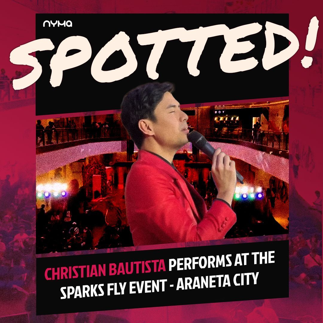 SPOTTED: @xtianbautista celebrated the Valentine’s Day by serenading the crowd at Sparks Fly at @aranetacity.

Happy Hea