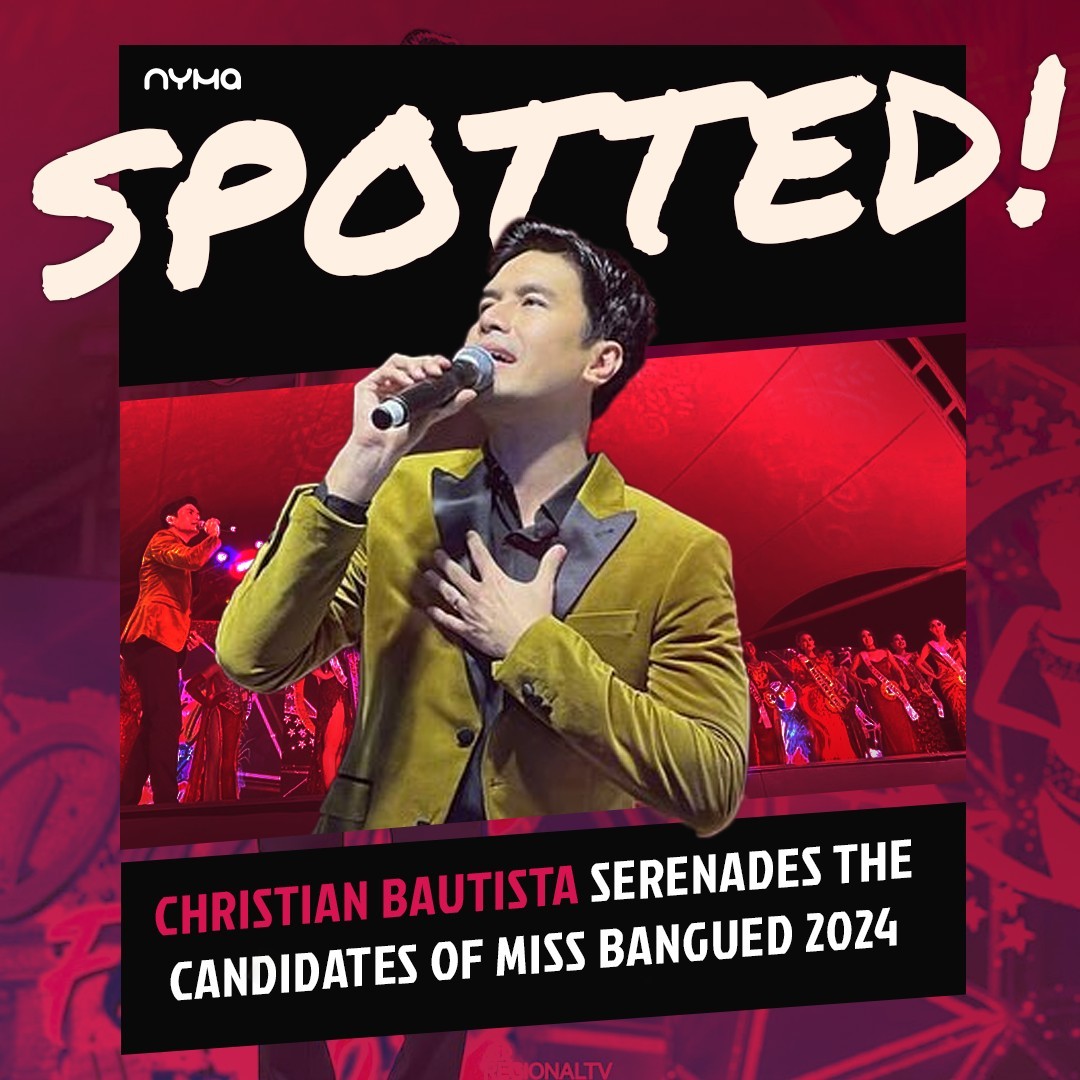 SPOTTED: Asia’s Romantic Balladeer @xtianbautista serenaded the contestants of Miss Bangued 2024 in Abra last February 2