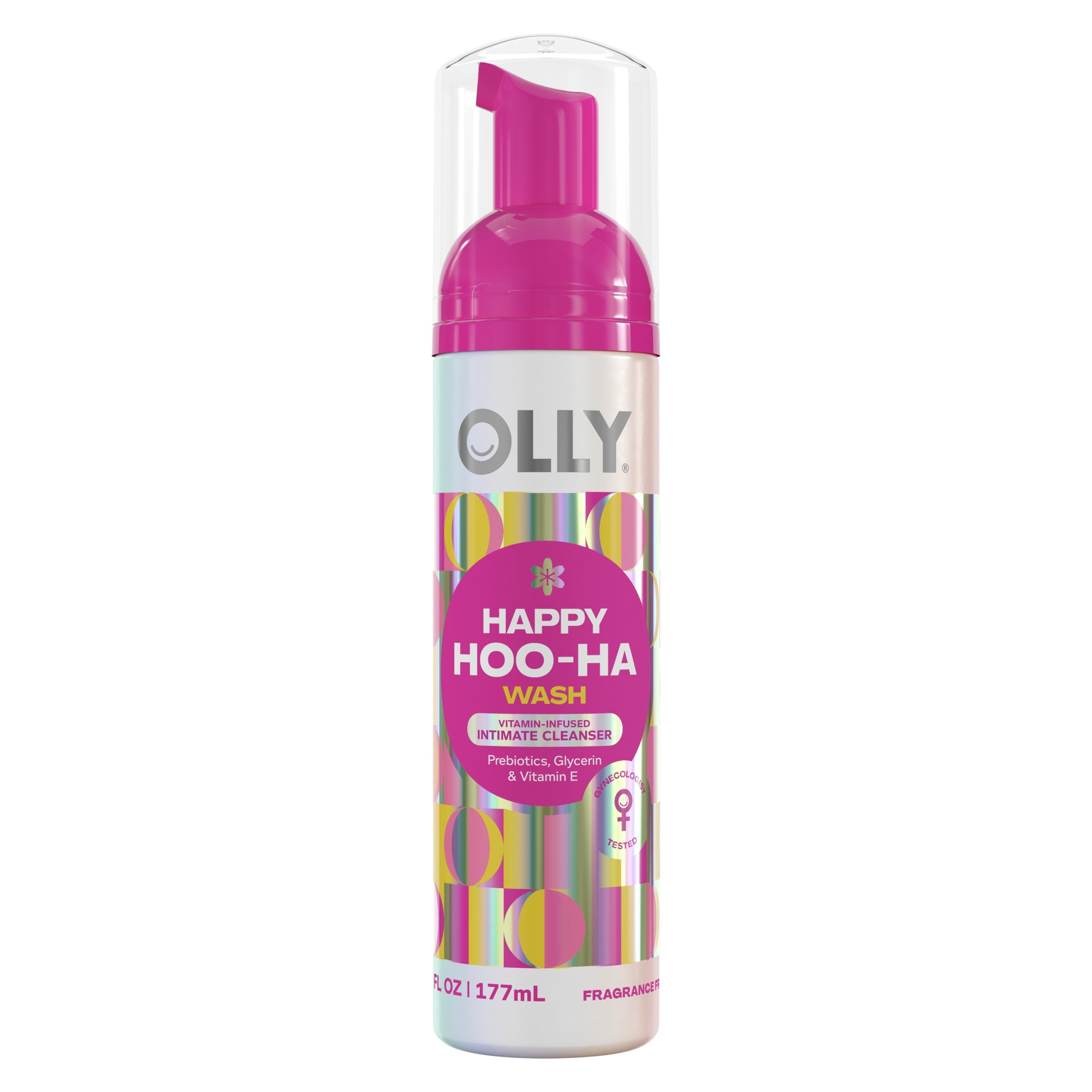OLLY Happy Hoo Ha Foaming Intimate Body Wash Unscented, 6 oz - Walmart.com thumbnail