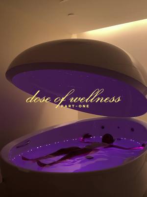 Dose of Wellness | Part One - so excited to kick off this mini series with floatation therapy at SpaceTime Flotation Cen
