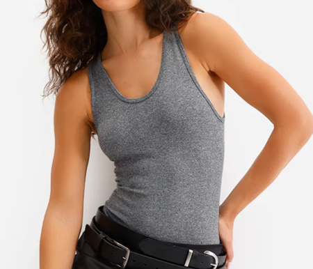 Body canelado cinza  thumbnail