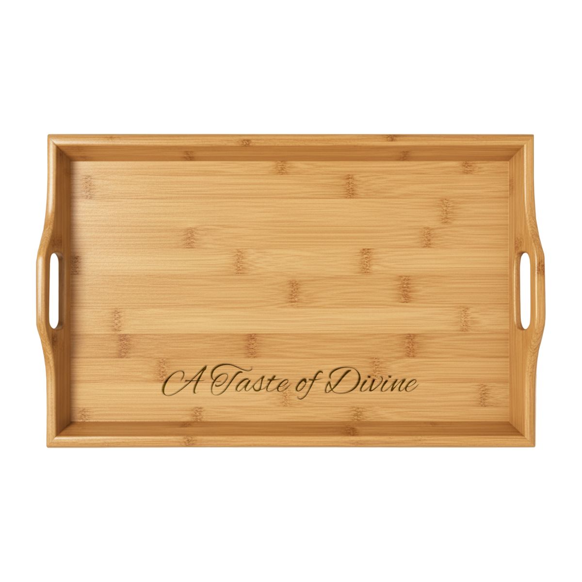 A Taste of Divine™ Bamboo Serving Tray   thumbnail