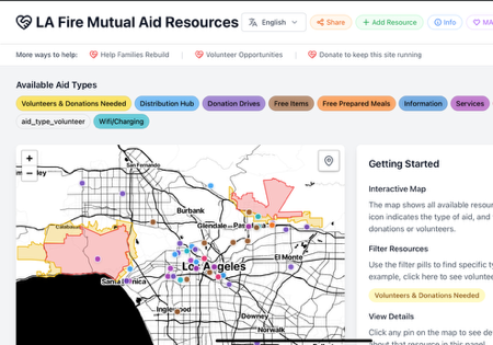 LA Fire Mutual Aid Resource Hub & Interactive Map thumbnail