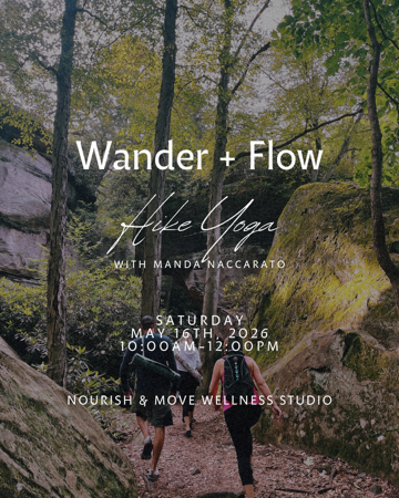 Wanderflow Hike Yoga | North Park Green Trail thumbnail