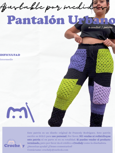 Pantalón Urbano a Crochet – Patrón PDF | Crochely thumbnail