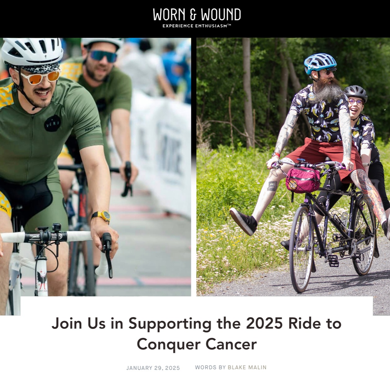 W&W Cancer Ride Info thumbnail