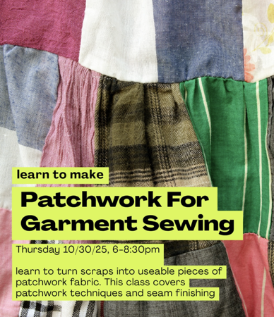 Making Patchwork For Garment Sewing | Sincere Studio thumbnail