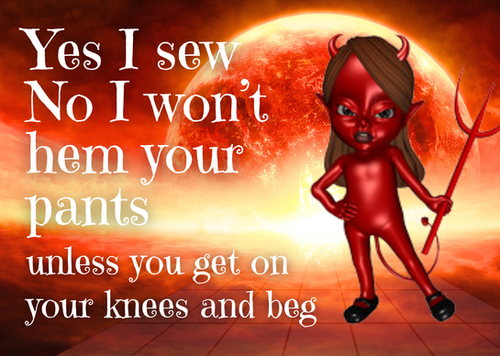 Yes I Sew sticker | Sincere Studio thumbnail