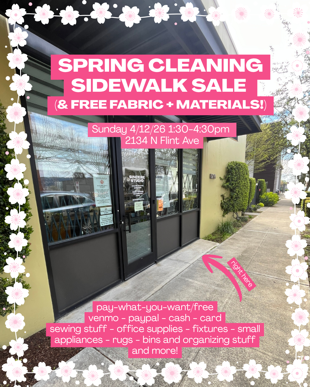 Spring Cleaning Sidewalk Sale | Sincere Studio thumbnail