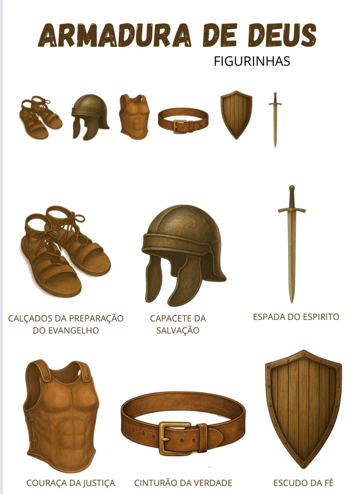 ARMADURA DE DEUS - FIGURINHAS  thumbnail