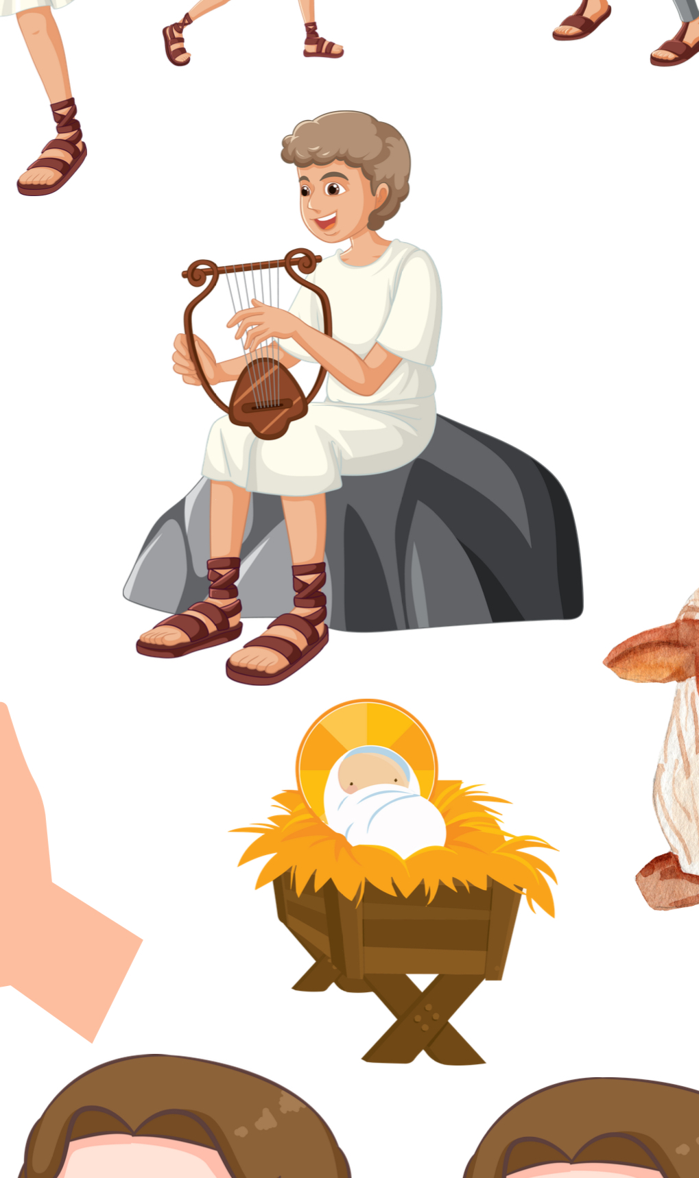 DAVI & JESUS - FIGURINHAS thumbnail