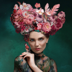 Meisje met bloemen thumbnail